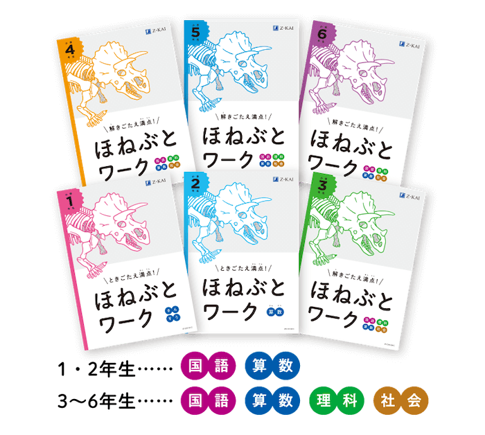 z会小学生コースキャンペーンでもらえる『ほねぶとワーク』