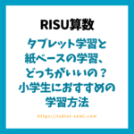 RISU算数）小学生の算数の応用力を伸ばすには？計算力だけではダメ？のコピー-2